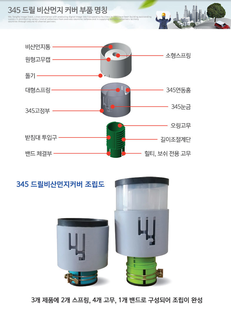 345드릴비산먼지커버