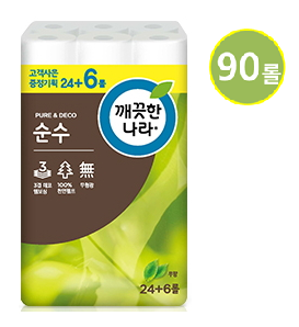 화장지(깨끗한나라순수)24+6